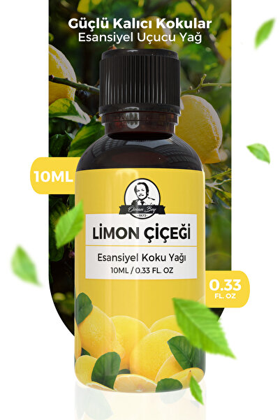 Özcan Bey Limon Çiçeği Esansiyel Uçucu Koku Yağı Lemon Blossom Buhurdanlık Ya...