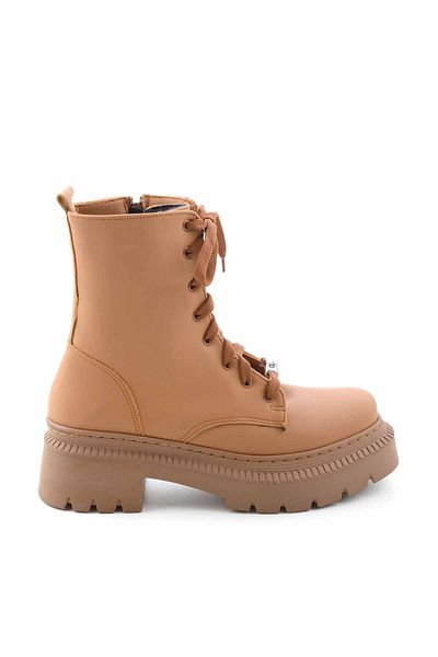 Bambi Γυναικείες Μπότες Matte Tan - K 02189700409   μποτάκι