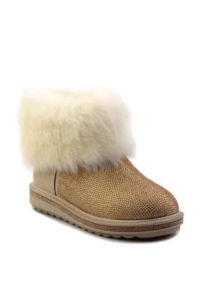 Bambi Bej Süet Kadın Bot & Bootie K02192186002