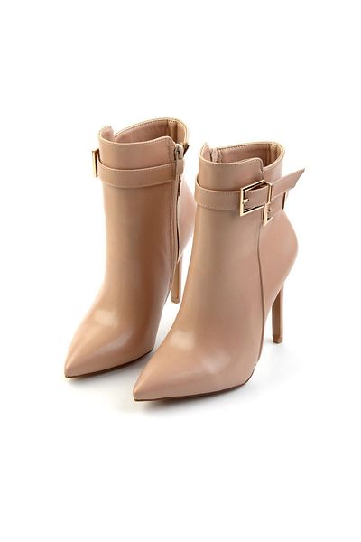 Bambi Γυναικείες μπότες Nude Color - K02209020609 Model Bootie