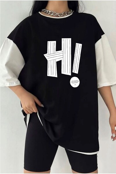 Tarzsokak تيشيرت للجنسين مطبوع بلونين