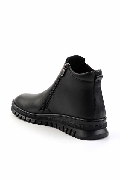 Bambi Siyah Hakiki Deri Kadın Bot & Bootie K02465083003