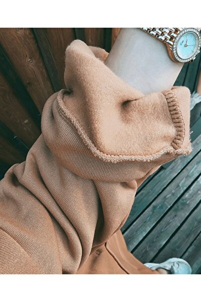 Freya Kalın Polar Yumoş Sweatshirt Elbise