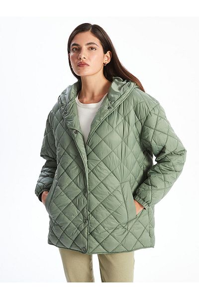 LC Waikiki Hooded Quilted Oversize Women's Puffer Coat