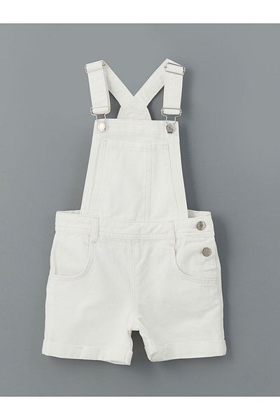 LC Waikiki Τζιν Salopet για κορίτσια LCW Kids Square Collar