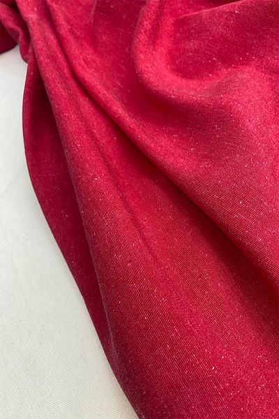 Yiğit Kumaş Dark Pink Melted Linen Fabric