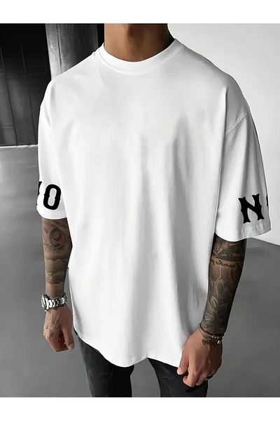 Massgai Tricou oversize unisex, fără risc, fără poveste, 100% bumbac