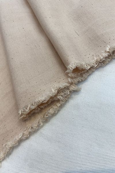 Yiğit Kumaş Linen Look Draped Viscose Fabric Salmon