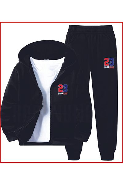 HOFFNUNG Σετ αθλητικών φόρμας Full Zip New York 23 Empire Oversize