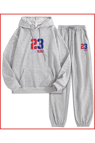 HOFFNUNG Full Hoodie New York 23 Empire Oversize Tracksuit Set