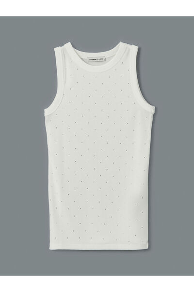 LC Waikiki Quality Parts from Celebi Store |   Crew Neck Stoned Women's Tank Top