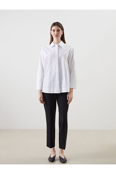 LC Waikiki Γυναικείο πουκάμισο LCW Straight Poplin