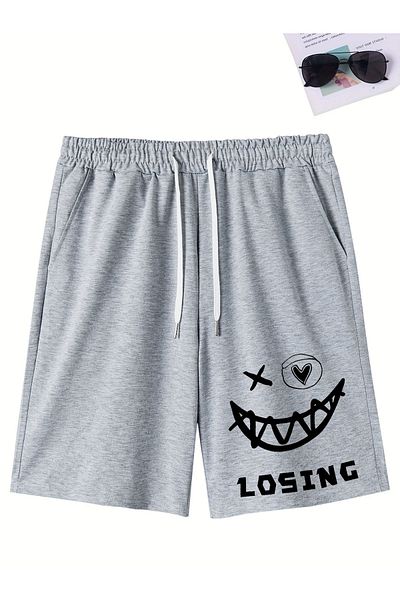 Gofeel Γκρι Smile Losing εμπριμέ σορτς