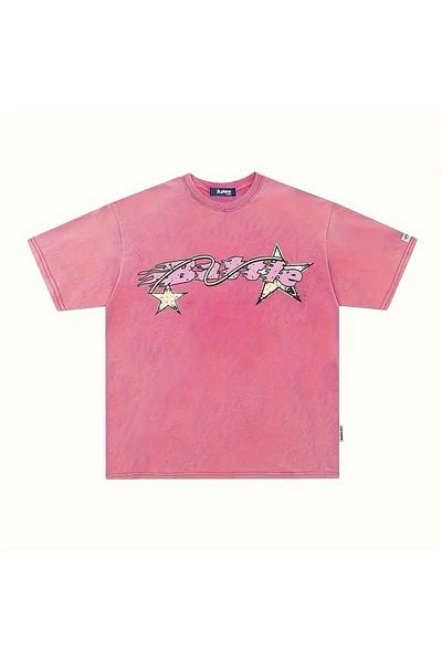 Gofeel Μπλουζάκι με στάμπα Pink Star Battle