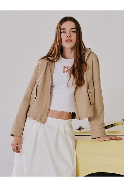 LC Waikiki Crop pentru femei Nakisli cu gât crew de sezon nou