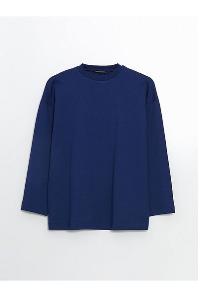 LC Waikiki Lcw Modest Crew Neck Oversize Women's Tunic