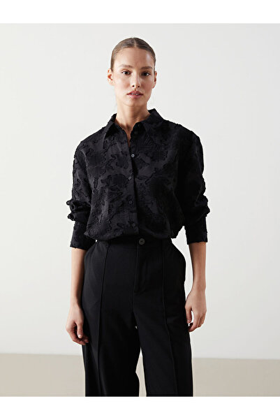 LC Waikiki Rmz Gi̇yi̇m Farkiyla Relaxed Fit Patterned Women's Shirt