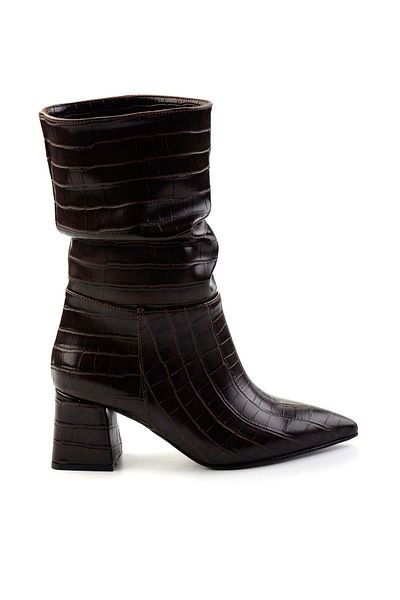 Bambi Cizme de damă crocodil maro - K02992152011