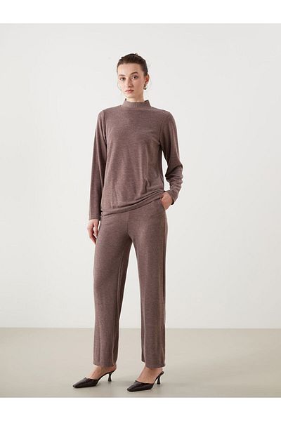 LC Waikiki Women's Stand Collar T-Shirt
