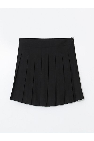 LC Waikiki Xside Women's Pleated Skirt with Zipper Waist