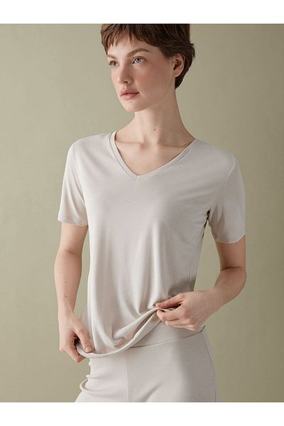 LC Waikiki New Season V-Neck Women's T-Shirt - S5Kt63Z8