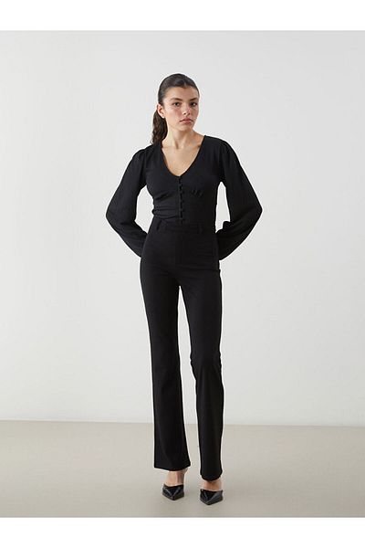 LC Waikiki Γυναικεία μπλούζα LCW Vision V-Neck