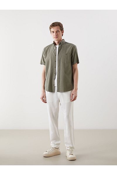 LC Waikiki Ανδρικό πουκάμισο New Season Regular Fit Linen - S56053Z8