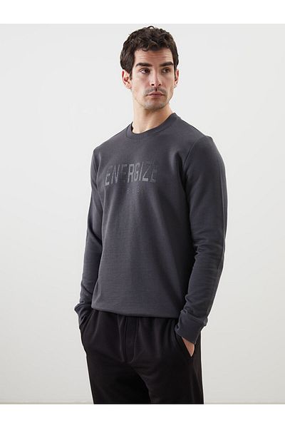 LC Waikiki Ανδρικό φούτερ με μακρυμάνικη λαιμόκοψη LCWAIKIKI Classic Crew