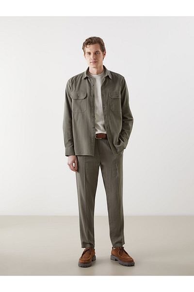 LC Waikiki Ανδρικό μακρυμάνικο πουκάμισο LCWAIKIKI Classic Comfortable Fit