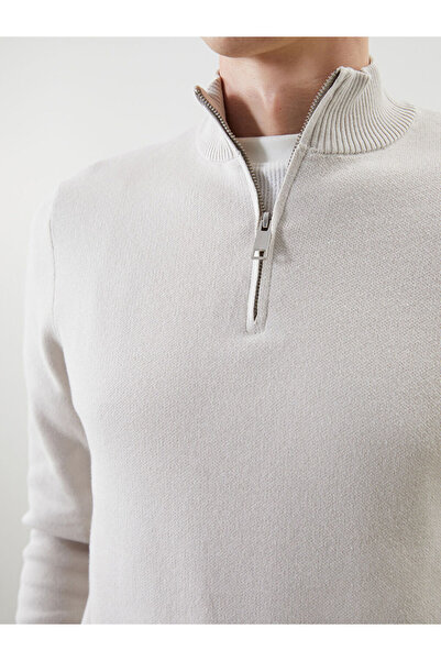 LC Waikiki Ανδρικό πλεκτό πουλόβερ LCWAIKIKI Κλασικό μακρυμάνικο γιακά