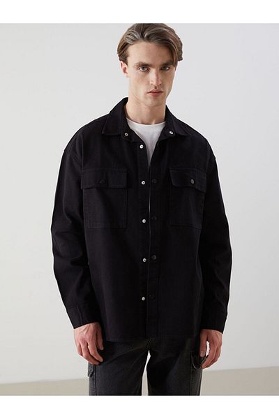 LC Waikiki Xside Comfortable Fit Gabardine Men's Shirt Jacket