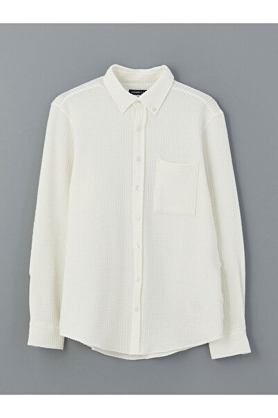 LC Waikiki Cămașă Oxford cu mânecă lungă LCWAIKIKI Classic Regular Fit pentru...