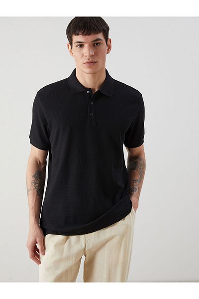 LC Waikiki Νέα σεζόν Polo Collar Ανδρικό Tisort με κοντό μανίκι - S5EI28Z8