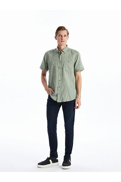 LC Waikiki Ανδρικό πουκάμισο LCWAIKIKI Classic Regular Fit Linen