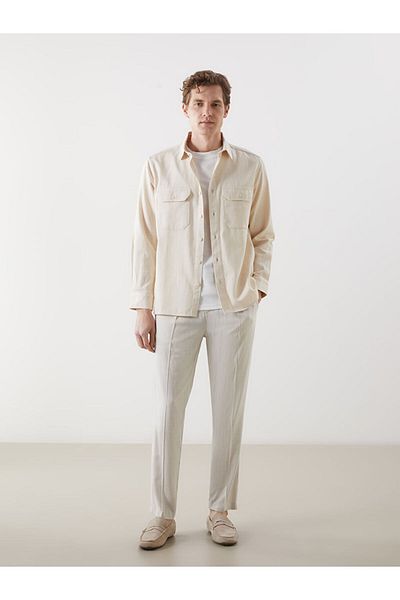 LC Waikiki Ανδρικό μακρυμάνικο πουκάμισο LCWAIKIKI Classic Comfortable Fit