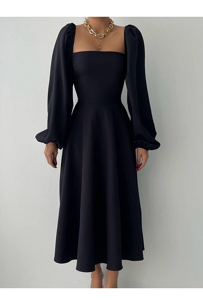 Kokosh moda Φόρεμα Nouna με μανίκια με μπαλόνι