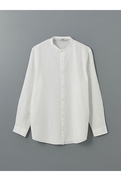 LC Waikiki Regular Fit Long Sleeve Poplin Men's Shirt