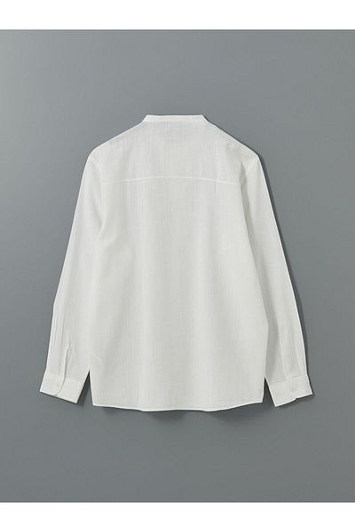 LC Waikiki Regular Fit Long Sleeve Poplin Men's Shirt