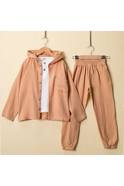 Ciciboom Boy's 3-Piece Muslin Set