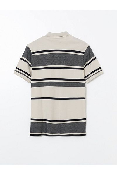 LC Waikiki Ανδρικό μπλουζάκι LCWAIKIKI Classic Polo Collar ριγέ