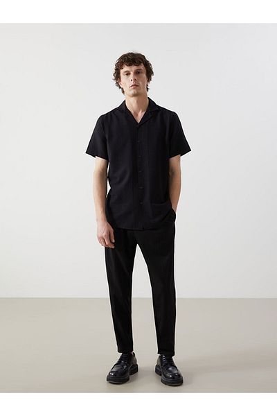 LC Waikiki Koszula męska z krótkim rękawem LCW ECO Regular Fit