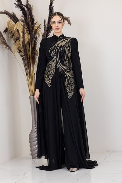 Surikka Elif Jumpsuit with Sleeves and Cape