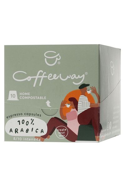 Coffeeway 100% Arabica Coffee Pods (10 x 50g)