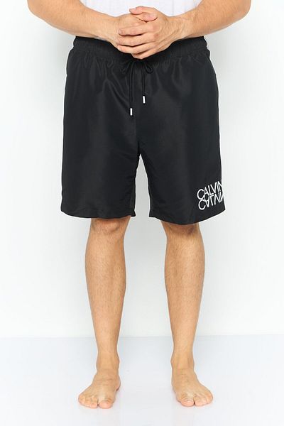Calvin Klein Men Brand Logo Board Short, Black