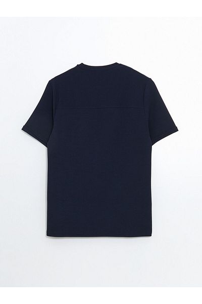 LC Waikiki Ανδρικό μπλουζάκι XSIDE Navy Blue Crew με κοντό μανίκι