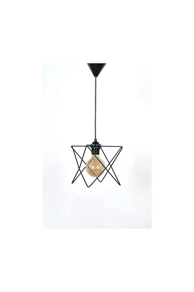 MHK Collection Black Glassless Chandelier Pendant - Single Home Purchase