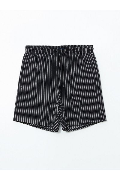 LC Waikiki Southblue Short Length Striped Men's Swim Shorts