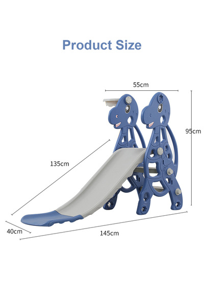 Ma Baby kids Slide Baby Slide Lengthened Thickened High Handrail Indoor Home Small Toddler Toys