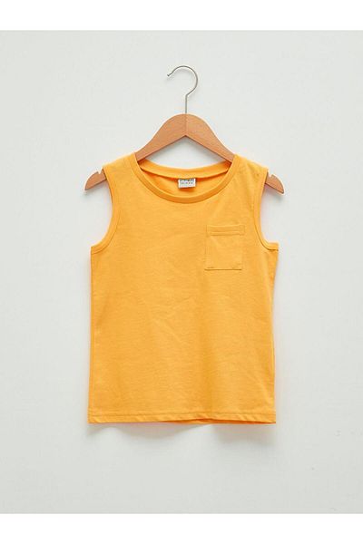 LC Waikiki Детска тениска с кръгло деколте Lcw Kids Basic за момче (S1)