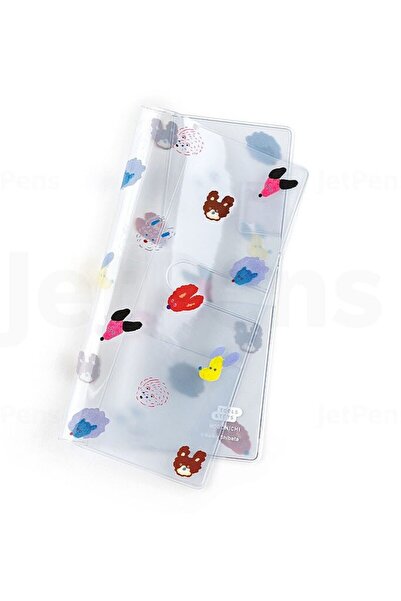 HOBONICHI Şeffaf Defter Kılıfı - Keiko Shibata: Rüzgarda Uçuşan Köpek Kulakla...